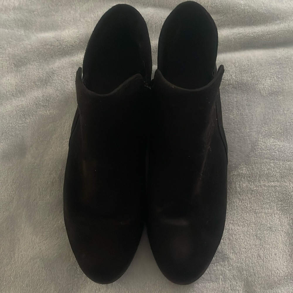 Black Time &Tru Size 10 Ankle Boots